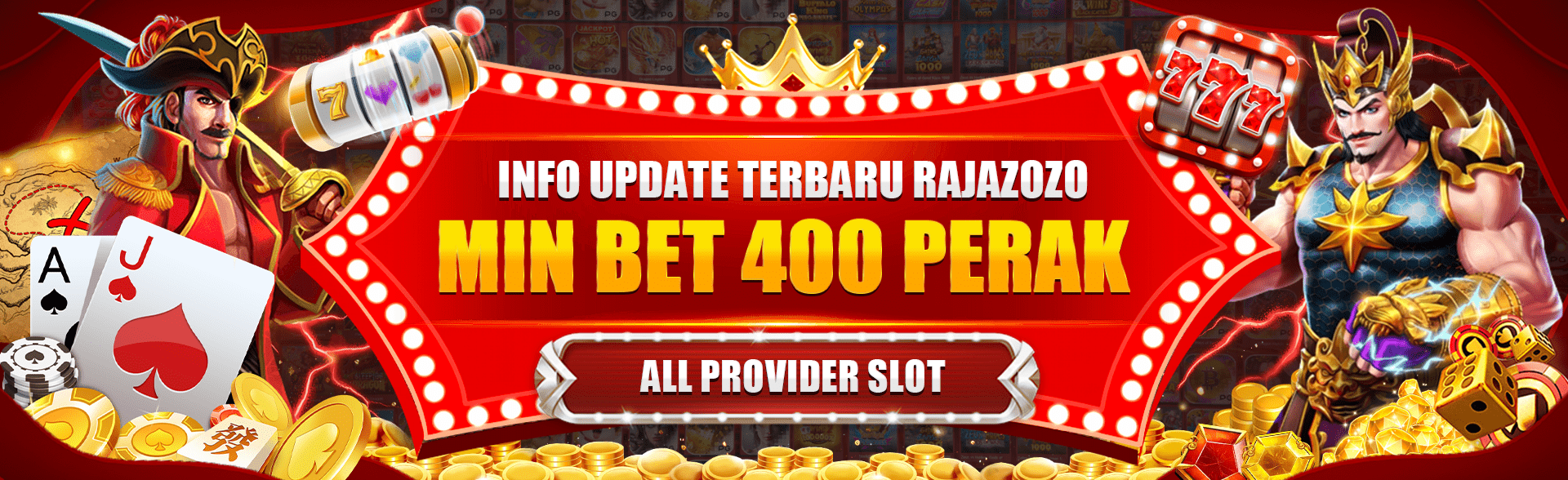 MINIMAL BET 400 ALL PROVIDER SLOT